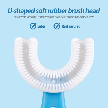U-Shaped Baby Silicone Toothbrush | Premium Quality - Babyplay, Where Joyful Moments Begin! Baby Play Babyplay, Where Joyful Moments Begin!