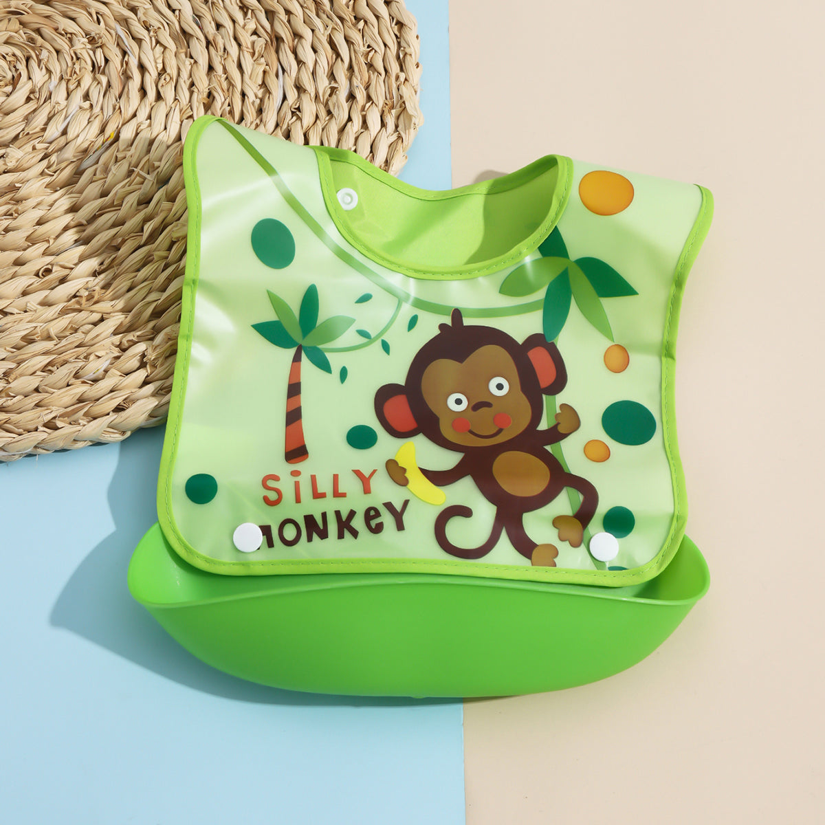 Cartoon Baby Bibs 👶🍉 - BabyPlay | Where Joyful Moments Begin! Cartoon Baby Bibs