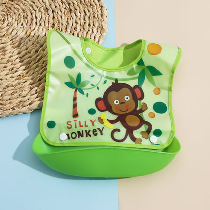 Cartoon Baby Bibs 👶🍉 - BabyPlay | Where Joyful Moments Begin! Cartoon Baby Bibs