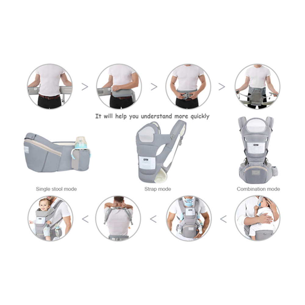 Babyplay™ 4-in-1 Baby Carrier with Seat | Babyplay 👶❤️