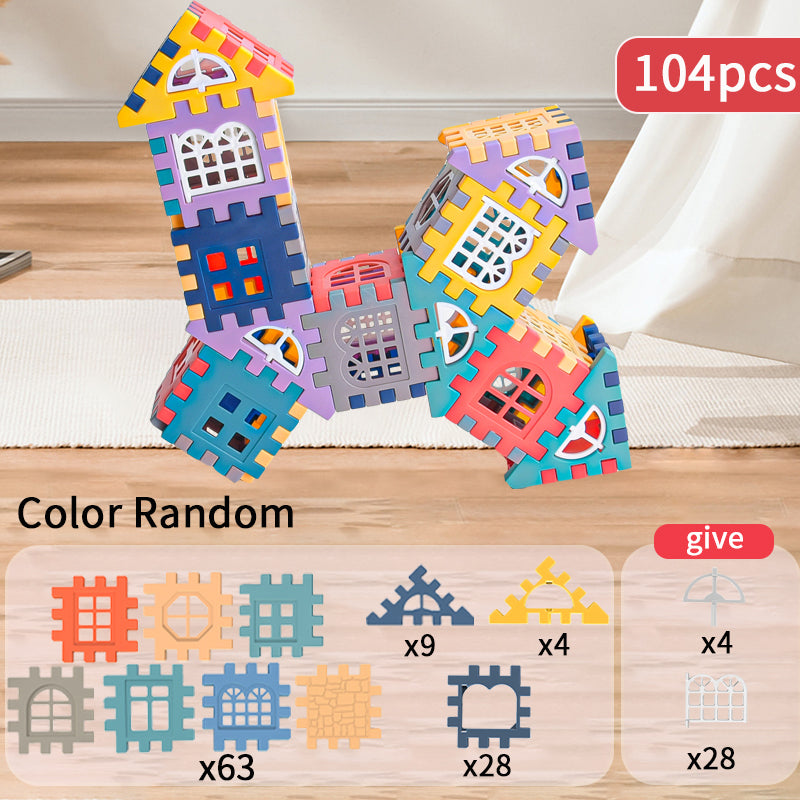 3D House Building Blocks 🏡🧩 - BabyPlay | Where Joyful Moments Begin! Toys