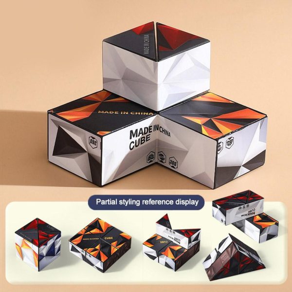 3D Geometric Cube Toy | Infinitely Reversible Magnetic Cube | Kids Reliever Fidget Toy - Babyplay, Where Joyful Moments Begin! Baby Play Babyplay, Where Joyful Moments Begin!
