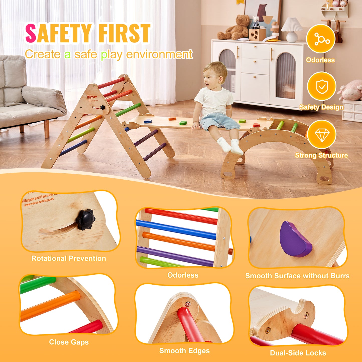 Indoor Playground Set 🧗‍♀️🛝 - BabyPlay | Where Joyful Moments Begin! Baby Indoor Playground