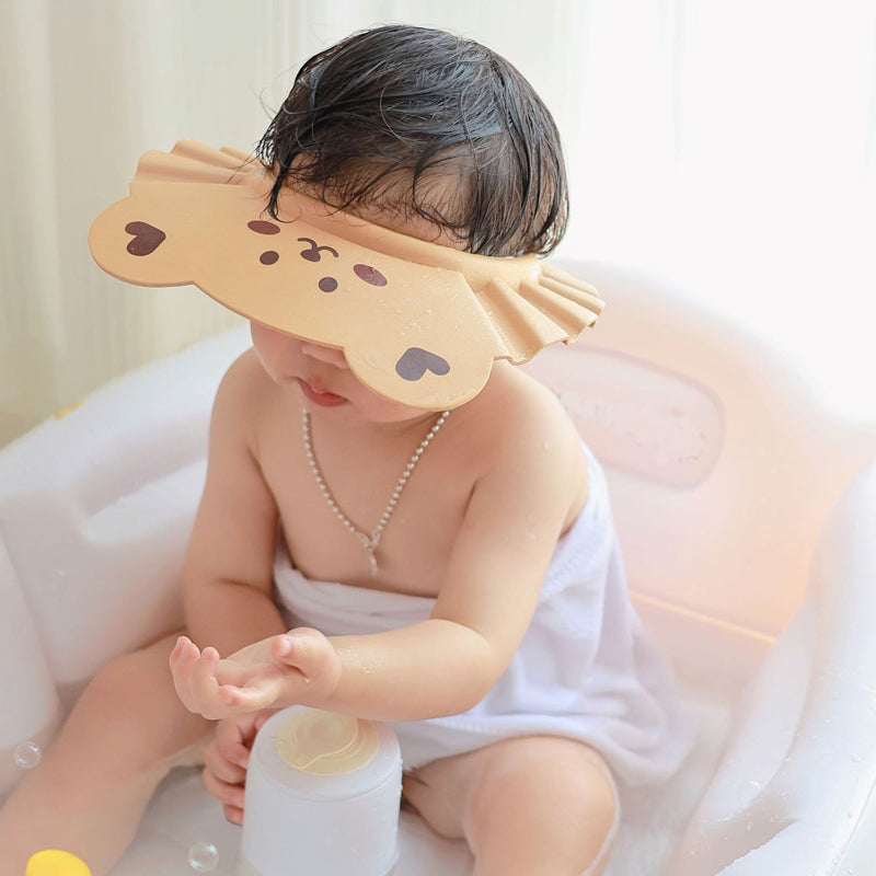 Baby Shower Cap 🐻💦 - BabyPlay | Where Joyful Moments Begin!