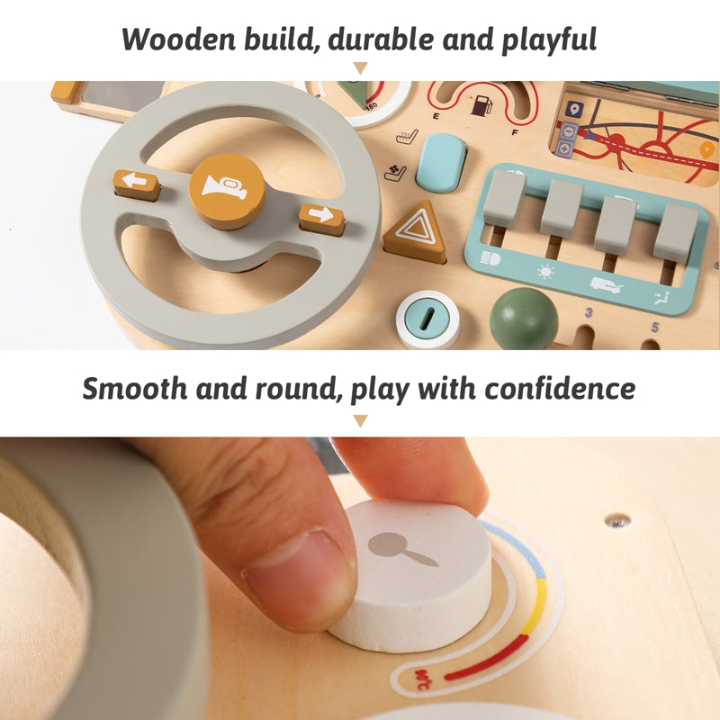 Car Simulation Activity Board 🚗🔑 - BabyPlay | Where Joyful Moments Begin! Activity Board