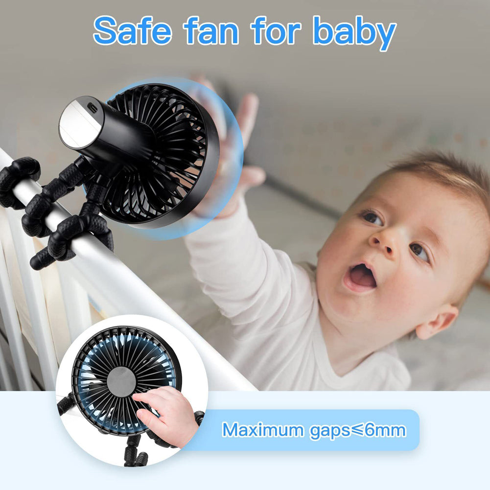 Mini Stroller Fan 🌬️👶 - BabyPlay | Where Joyful Moments Begin! Mini Fan