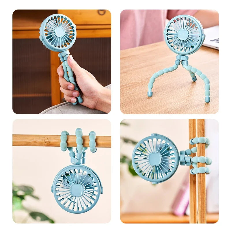 Mini Stroller Fan 🌬️👶 - BabyPlay | Where Joyful Moments Begin! Mini Fan