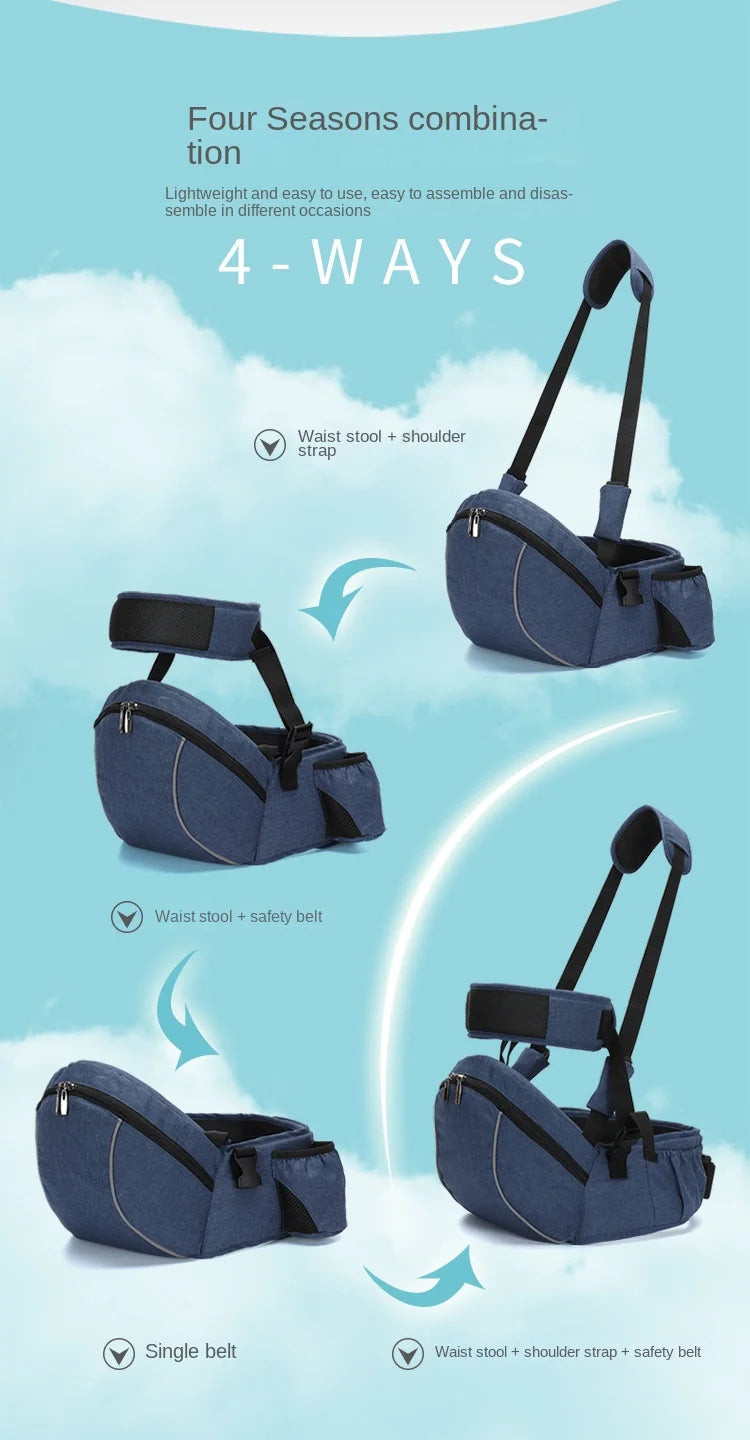 Baby Waist Carrier 🧺👶 - BabyPlay | Where Joyful Moments Begin! Baby Carrier