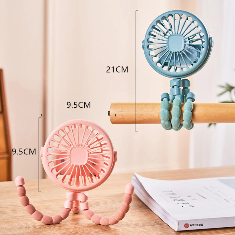 Mini Stroller Fan 🌬️👶 - BabyPlay | Where Joyful Moments Begin! Mini Fan