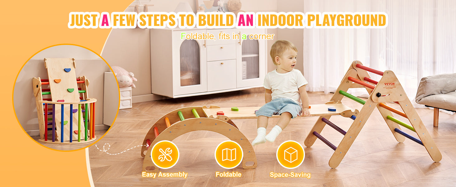 Indoor Playground Set 🧗‍♀️🛝 - BabyPlay | Where Joyful Moments Begin! Baby Indoor Playground