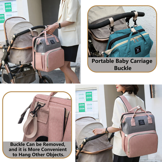 Mommy’s Travel Crib Diaper Bag 👜👶 - BabyPlay | Where Joyful Moments Begin! Baby Storage & Bed