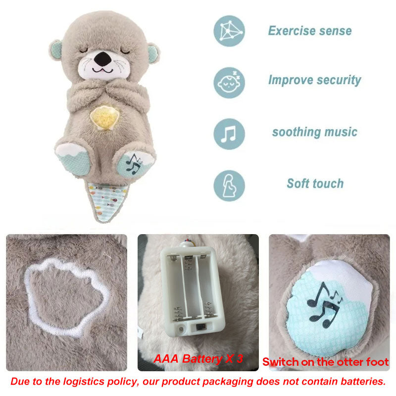 Breathing Plush Companion 🐻✨ - BabyPlay | Where Joyful Moments Begin! Baby Sensory