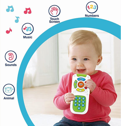 Baby Smart Phone Toy With Lights & Music | TV Remote Toy | 2 In 1 - Babyplay, Where Joyful Moments Begin! Baby Play Babyplay, Where Joyful Moments Begin!