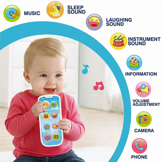 Baby Smart Phone Toy With Lights & Music | TV Remote Toy | 2 In 1 - Babyplay, Where Joyful Moments Begin! Baby Play Babyplay, Where Joyful Moments Begin!
