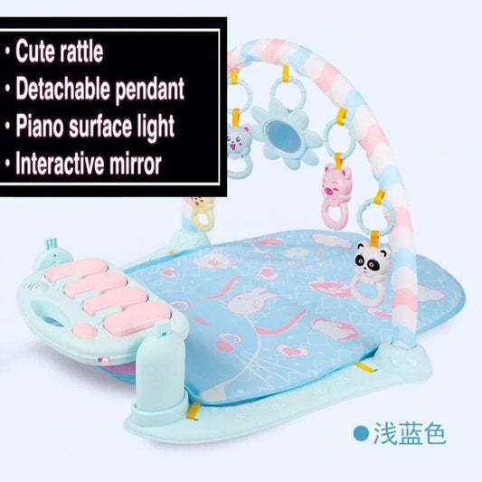 Baby Crawling Fitness Play Mat | Double Layered With Light & Music | Premium Quality - Babyplay, Where Joyful Moments Begin! Baby Play Babyplay, Where Joyful Moments Begin!
