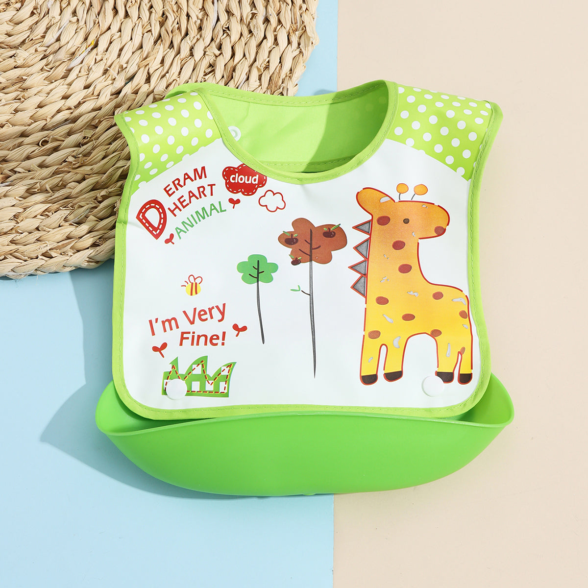 Cartoon Baby Bibs 👶🍉 - BabyPlay | Where Joyful Moments Begin! Cartoon Baby Bibs