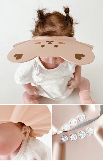 Baby Shower Cap 🐻💦 - BabyPlay | Where Joyful Moments Begin!