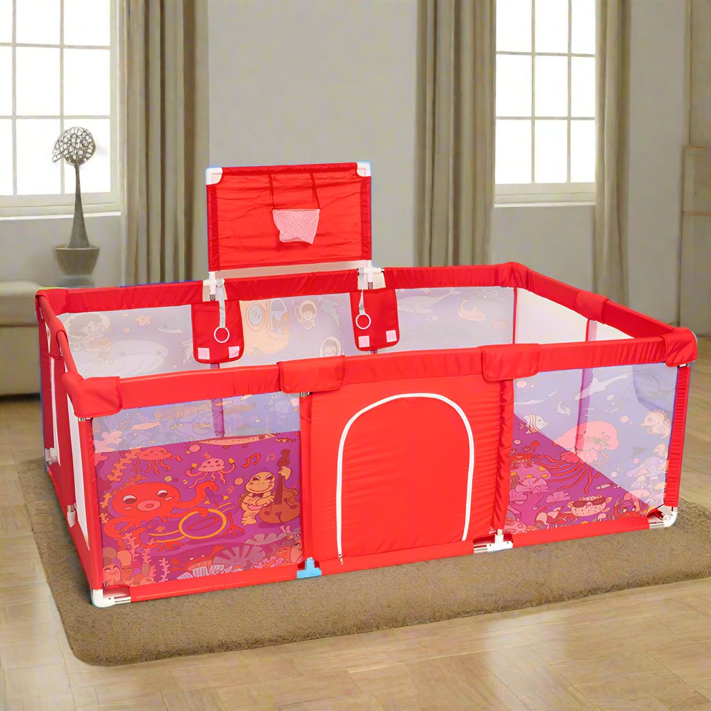 Baby Playpen ⚽🏀 - BabyPlay | Where Joyful Moments Begin!