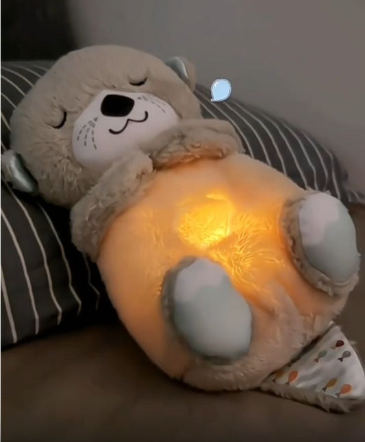 Breathing Plush Companion 🐻✨ - BabyPlay | Where Joyful Moments Begin! Baby Sensory