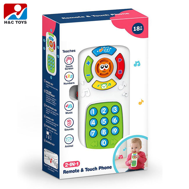 Baby Smart Phone Toy With Lights & Music | TV Remote Toy | 2 In 1 - Babyplay, Where Joyful Moments Begin! Baby Play Babyplay, Where Joyful Moments Begin!