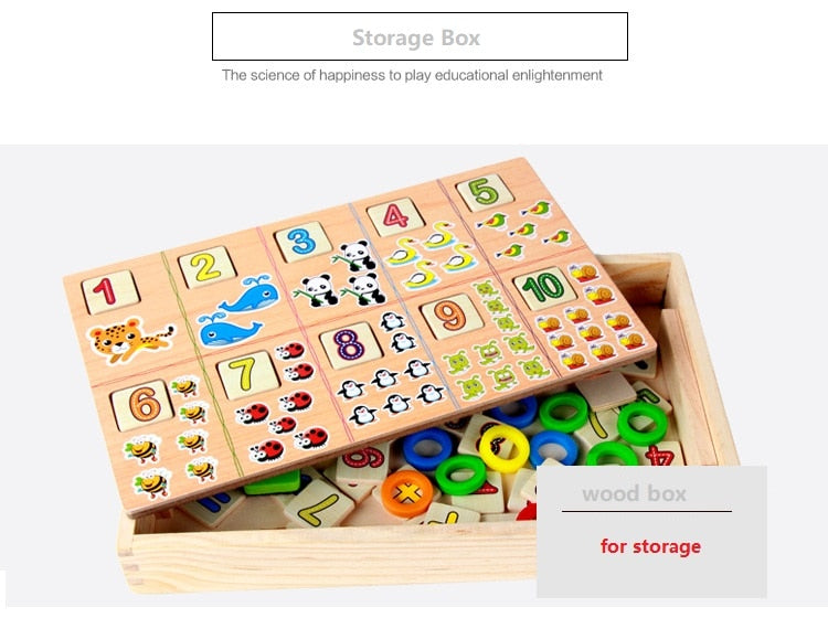 Baby Arithmetic Donut Counting Stick | Multifuctional Learning Box For Kids - Babyplay, Where Joyful Moments Begin! Baby Play Babyplay, Where Joyful Moments Begin!