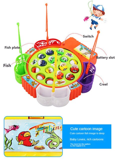 Baby Musical Fishing Toy | Rotates With Music - Babyplay, Where Joyful Moments Begin! Baby Play Babyplay, Where Joyful Moments Begin!