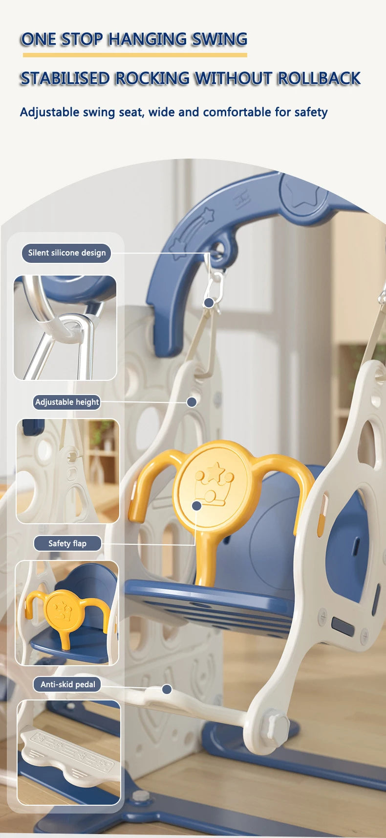 Baby Swing & Slide | Indoor Playground | Babyplay 🛝🎠 - BabyPlay | Where Joyful Moments Begin! Baby Indoor Playground