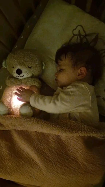 Breathing Plush Companion 🐻✨ - BabyPlay | Where Joyful Moments Begin! Baby Sensory