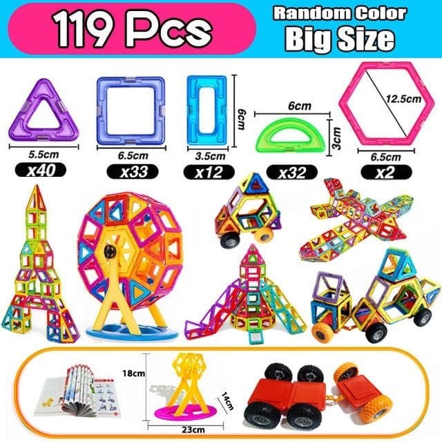 Magnetic Building Blocks 🧲🧩 - BabyPlay | Where Joyful Moments Begin! Building Toys
