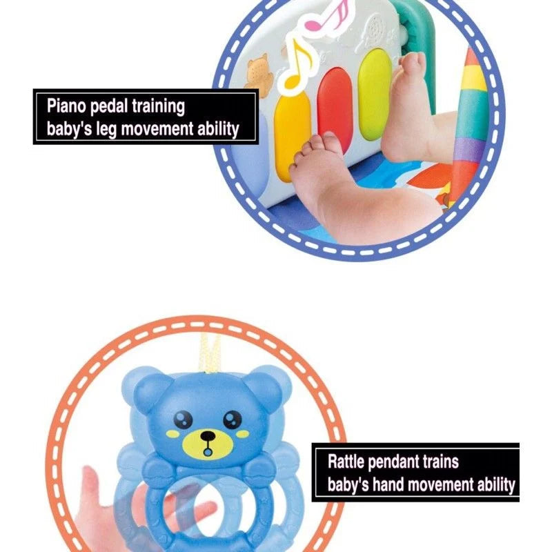 Baby Crawling Fitness Play Mat | Double Layered With Light & Music | Premium Quality - Babyplay, Where Joyful Moments Begin! Baby Play Babyplay, Where Joyful Moments Begin!