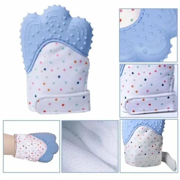 Chewable Baby Teething Mitten Silicone Gloves | Premium Quality - Babyplay, Where Joyful Moments Begin! Baby Play Babyplay, Where Joyful Moments Begin!