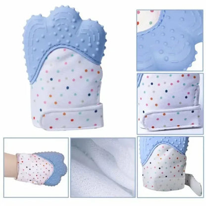 Chewable Baby Teething Mitten Silicone Gloves | Premium Quality - Babyplay, Where Joyful Moments Begin! Baby Play Babyplay, Where Joyful Moments Begin!