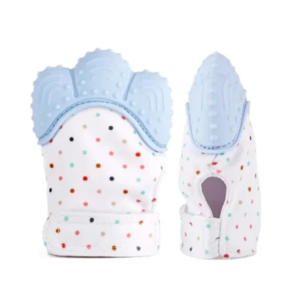 Chewable Baby Teething Mitten Silicone Gloves | Premium Quality - Babyplay, Where Joyful Moments Begin! Baby Play Babyplay, Where Joyful Moments Begin! Blue