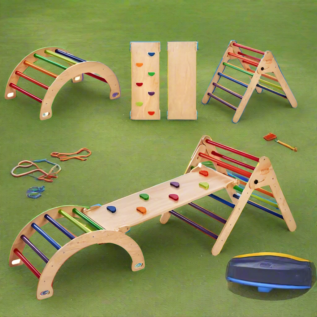 Indoor Playground Set 🧗‍♀️🛝 - BabyPlay | Where Joyful Moments Begin! Baby Indoor Playground