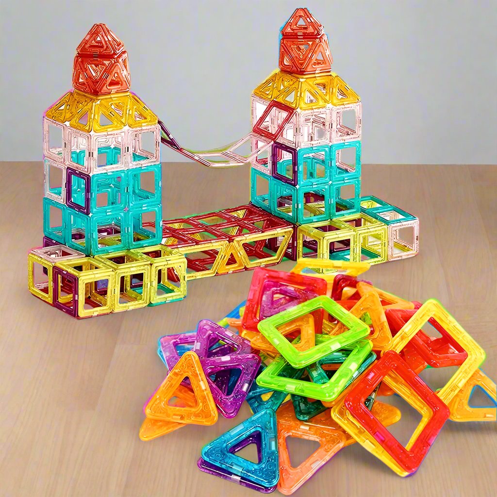 Magnetic Building Blocks 🧲🧩 - BabyPlay | Where Joyful Moments Begin! Building Toys
