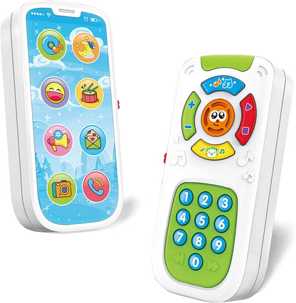 Baby Smart Phone Toy With Lights & Music | TV Remote Toy | 2 In 1 - Babyplay, Where Joyful Moments Begin! Baby Play Babyplay, Where Joyful Moments Begin!