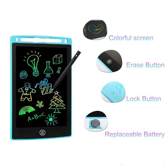 Drawing Tablet 8.5 Inch E-Writing Tablet Multi Color - Babyplay, Where Joyful Moments Begin! Baby Play Babyplay, Where Joyful Moments Begin!