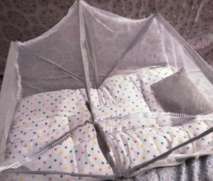 Anti-Mosquito Baby Bed & Pillow | Foldable & Easy To Carry - Babyplay, Where Joyful Moments Begin! Baby Play Babyplay, Where Joyful Moments Begin!