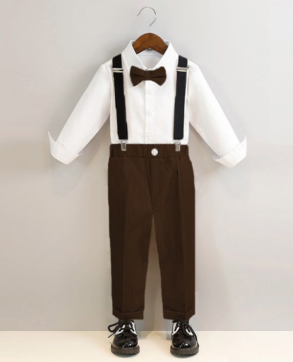 Formal Suite With Shirt, Pants & Bow For Kids (2-7 Years) - Babyplay, Where Joyful Moments Begin! Baby Play Babyplay, Where Joyful Moments Begin!