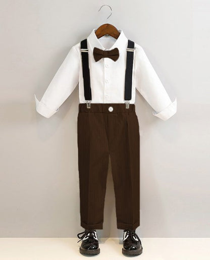 Formal Suite With Shirt, Pants & Bow For Kids (2-7 Years) - Babyplay, Where Joyful Moments Begin! Baby Play Babyplay, Where Joyful Moments Begin!