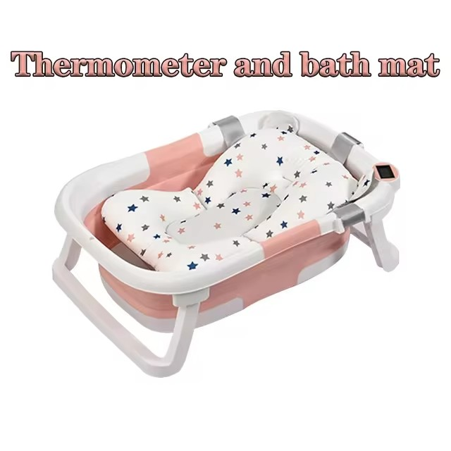 Temperature Sensing Baby Bathtub 🌡️🛁 - BabyPlay | Where Joyful Moments Begin!