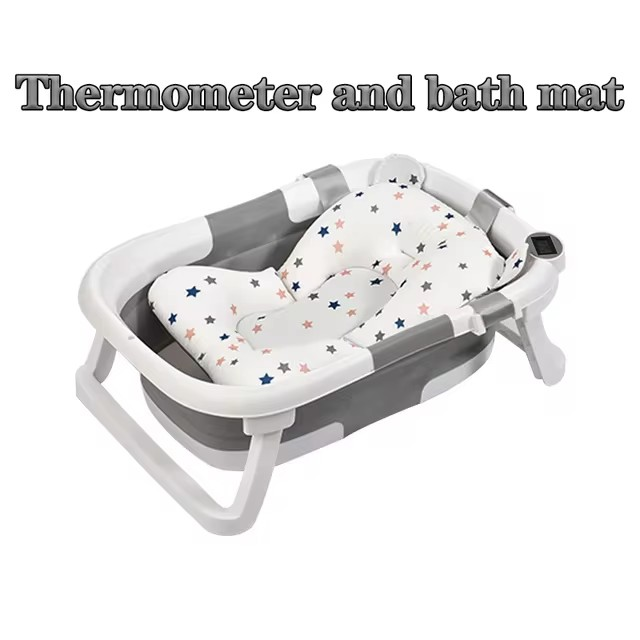 Temperature Sensing Baby Bathtub 🌡️🛁 - BabyPlay | Where Joyful Moments Begin!