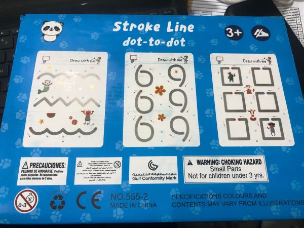 Kids Educational Learning Tracing Book ( 64 Pages) | With Two Markers & Duster - Babyplay, Where Joyful Moments Begin! Baby Play Babyplay, Where Joyful Moments Begin!
