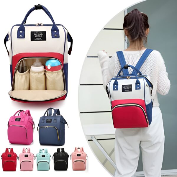 Multi-function Large Capacity Mummy Bag - Premium Quality | Waterproof - Babyplay, Where Joyful Moments Begin! Baby Play Babyplay, Where Joyful Moments Begin!