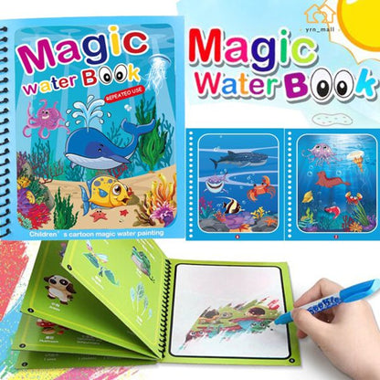 Magic Water Coloring Book & Pen - Babyplay, Where Joyful Moments Begin! Baby Play Babyplay, Where Joyful Moments Begin!