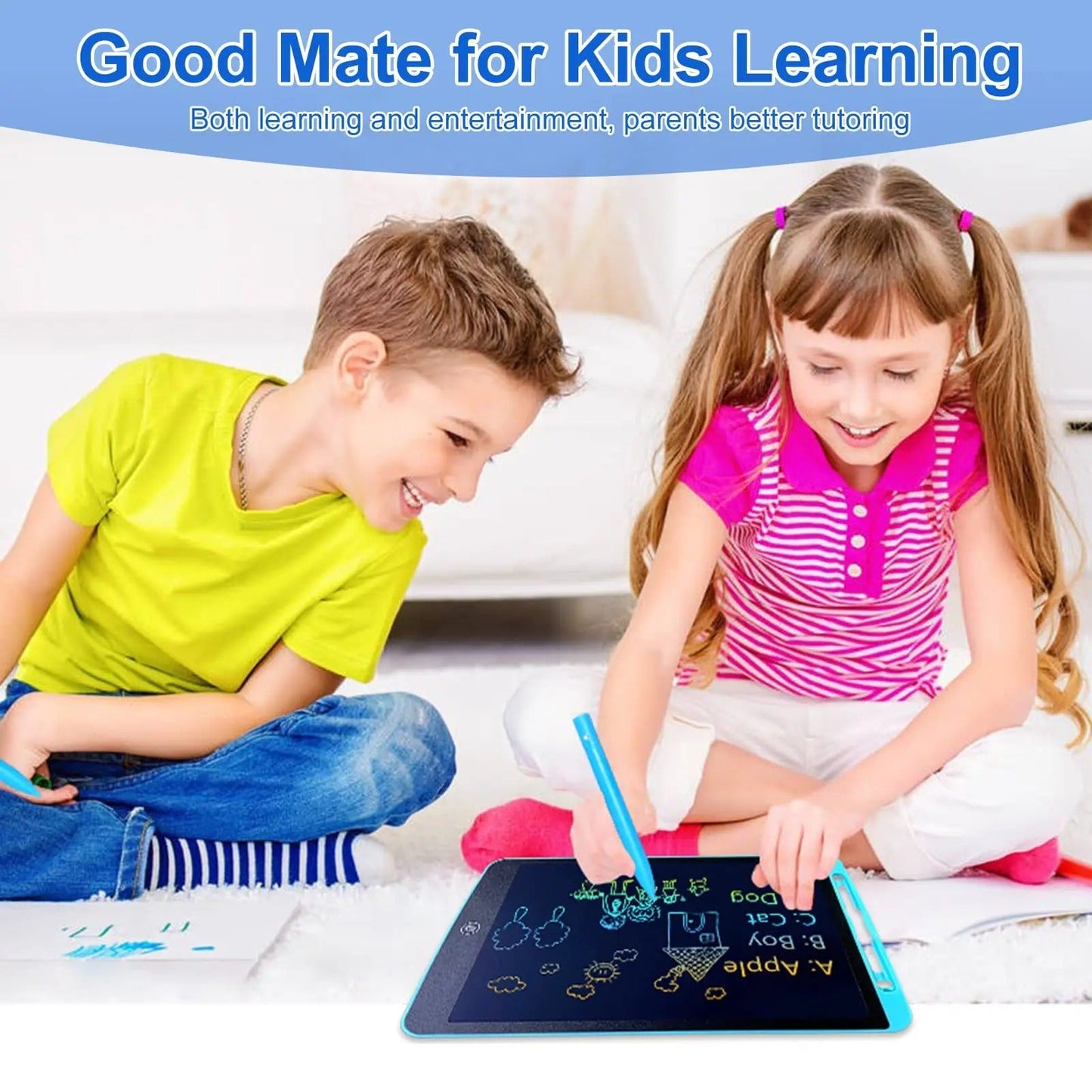 Drawing Tablet 8.5 Inch E-Writing Tablet Multi Color - Babyplay, Where Joyful Moments Begin! Baby Play Babyplay, Where Joyful Moments Begin!