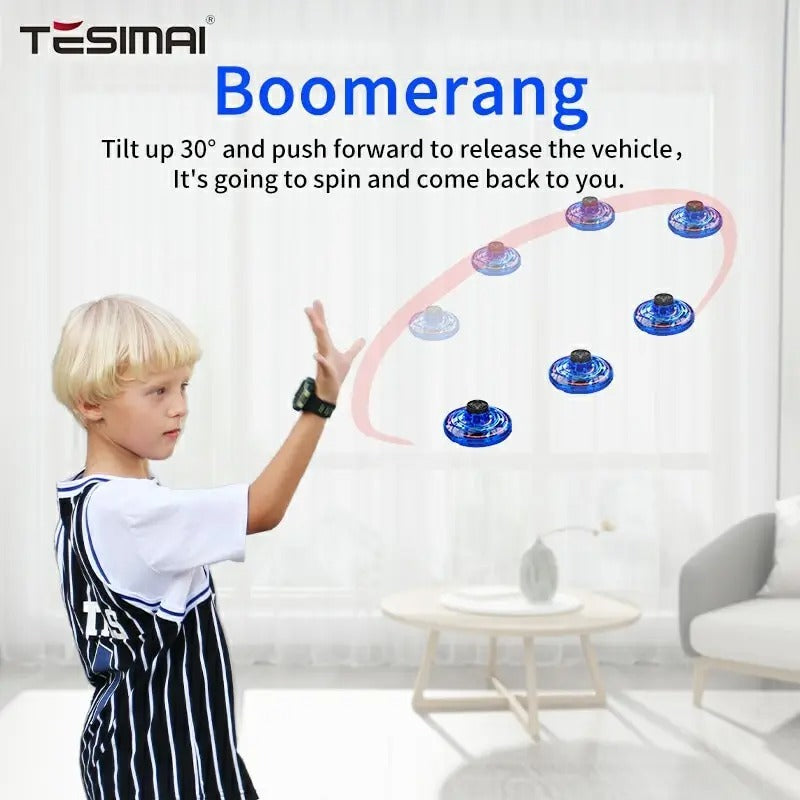 Flying Spinner With Led Light - Premium Quality | Unbreakable - Babyplay, Where Joyful Moments Begin! Baby Play Babyplay, Where Joyful Moments Begin!