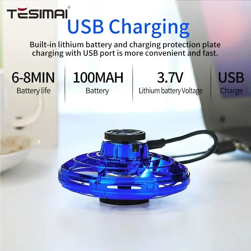 Flying Spinner With Led Light - Premium Quality | Unbreakable - Babyplay, Where Joyful Moments Begin! Baby Play Babyplay, Where Joyful Moments Begin!