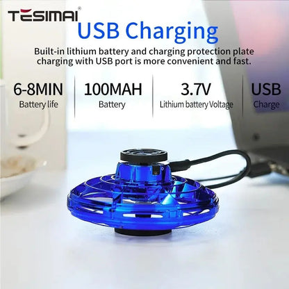 Flying Spinner With Led Light - Premium Quality | Unbreakable - Babyplay, Where Joyful Moments Begin! Baby Play Babyplay, Where Joyful Moments Begin!