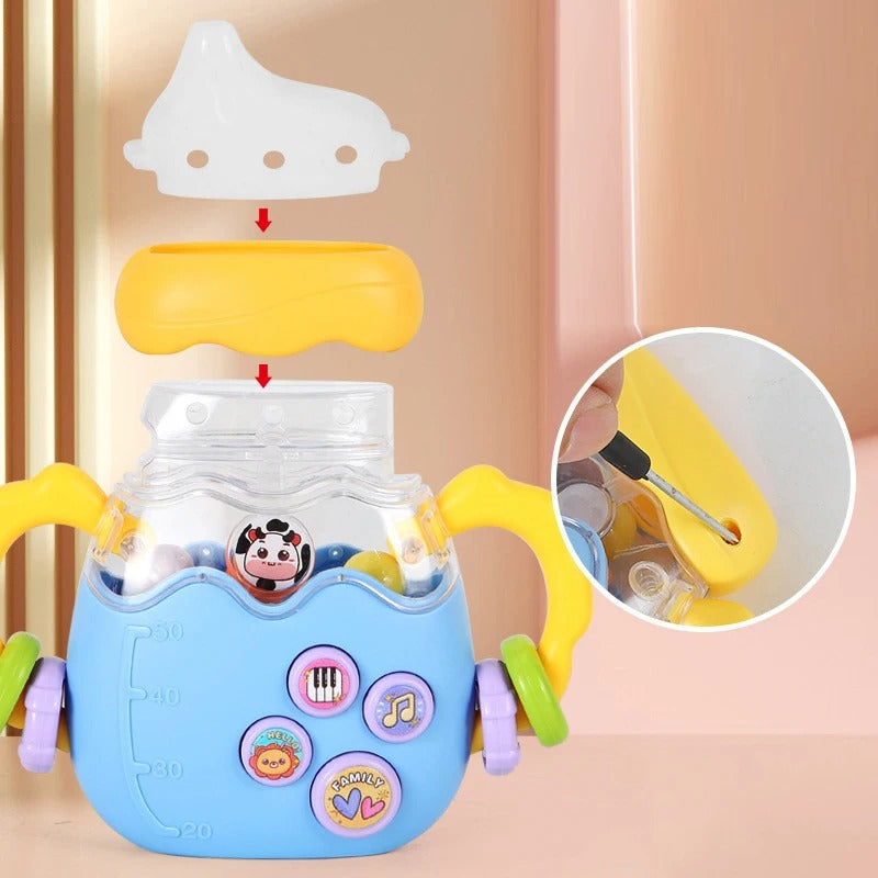 Baby Rattle Bottle 🍼✨ - BabyPlay | Where Joyful Moments Begin!